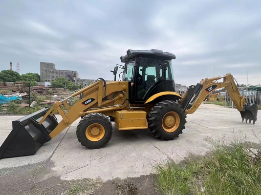 Chargeur de peinture diesel d'origine utilisée Caterpillar 420F avec soupape hydraulique Nabtesco 2017