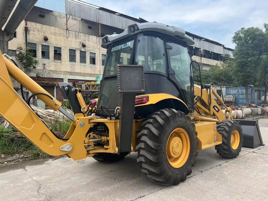 Chargeur de peinture diesel d'origine utilisée Caterpillar 420F avec soupape hydraulique Nabtesco 2017