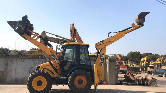 Jcb 4CX chargeuse de remorqueuse utilisée 20 tonnes Japon Chargeuse de peinture d'origine Chargeuse à roues mobiles
