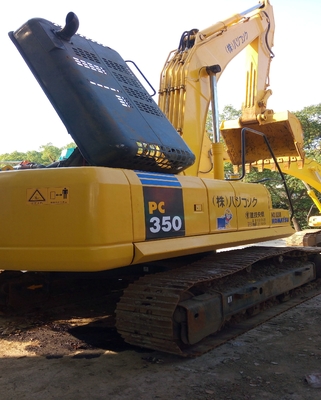 Excavatrice utilisée PC350 de Komatsu Japon Peinture d'origine 35 tonnes Excavatrice à rampe Komatsu