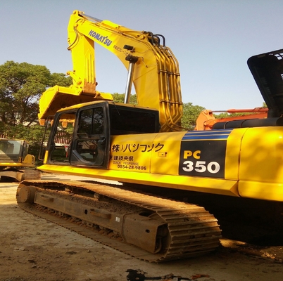 Excavatrice utilisée PC350 de Komatsu Japon Peinture d'origine 35 tonnes Excavatrice à rampe Komatsu