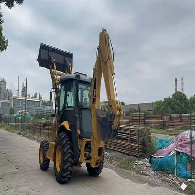 Chargeuse de remorqueuse japonaise d'occasion utilisée Caterpillar CAT 420F pour travaux lourds