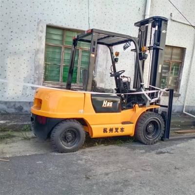 Moteur original Hangcha H35 3,5 Tonnes avec pince à briques Camion élévateur utilisé Poids 3000 KG Fabriqué
