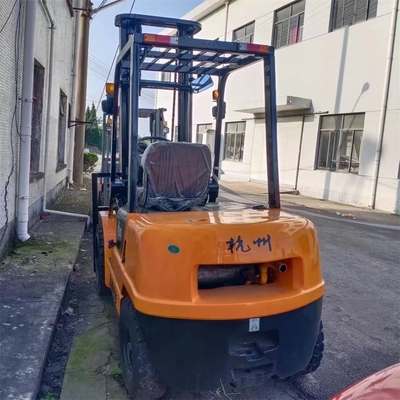 Moteur original Hangcha H35 3,5 Tonnes avec pince à briques Camion élévateur utilisé Poids 3000 KG Fabriqué