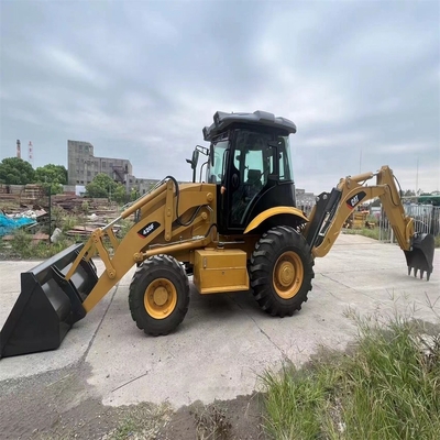 Chargeuse de remorqueuse japonaise d'occasion utilisée Caterpillar CAT 420F pour travaux lourds