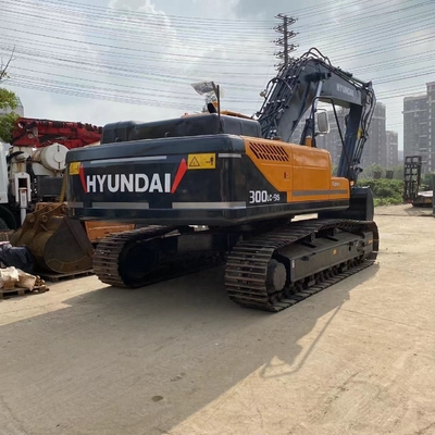 Corée Excavateur d'occasion Hyundai 300LC-9S Peinture originale entièrement hydraulique Excavateur à rampe