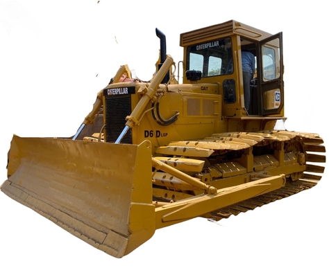 Dozer de 15 tonnes utilisé CATERPILLAR D6D équipé d'une pompe hydraulique Liyuan au Japon