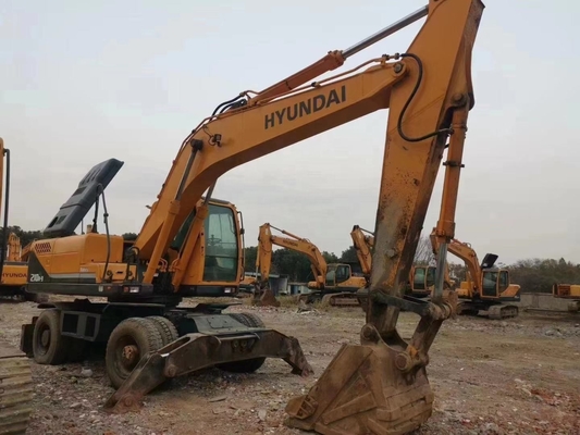 Peinture originale Hyundai 210W-9 Excavator 21000 kg Poids de la machine Pompes hydrauliques Liyuan