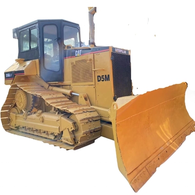 Dozer Caterpillar D5M d'occasion en excellent état au Japon Capacité de dozing 4,3m3