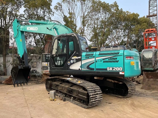 Excavateur Kobelco SK210LC d'occasion avec pompe hydraulique Liyuan et peinture originale au Japon