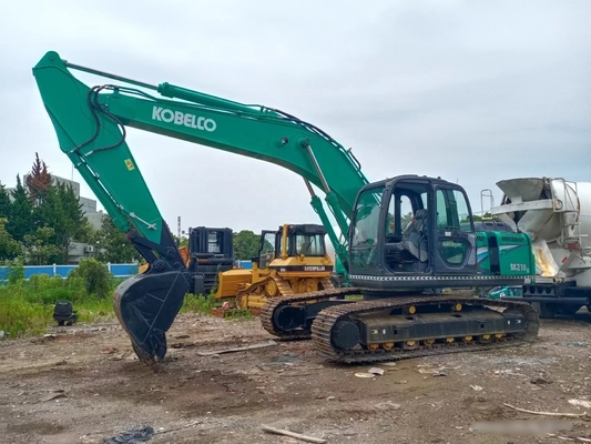 Excavatrice utilisée Kobelco SK210 du Japon Excavatrice hydraulique à rampe Kobelco originale