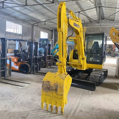 Faible nombre d'heures de travail Utilisé Komatsu PC56 Mini Petite excavatrice pour l'efficacité de la construction