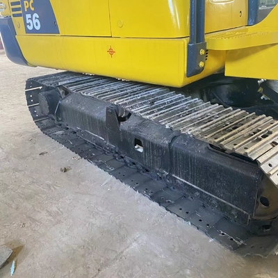 Faible nombre d'heures de travail Utilisé Komatsu PC56 Mini Petite excavatrice pour l'efficacité de la construction