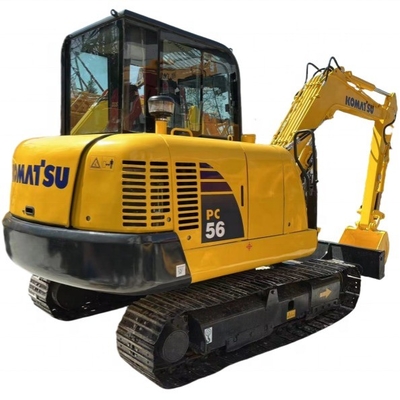 Excavateur Komatsu PC55 à prix abordable 5 tonnes Poids de fonctionnement 90% utilisé pour la construction