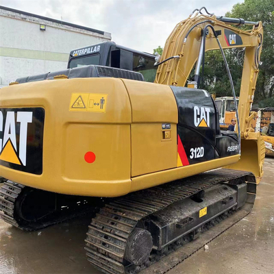 0.52m3 Capacité de seau Cat 312d Excavateur à rouleaux d'occasion original en bon état