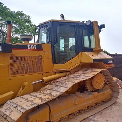Bon état CAT D5M Bulldozer d'occasion Tracteur à rouleaux de couleur originale à prix abordable
