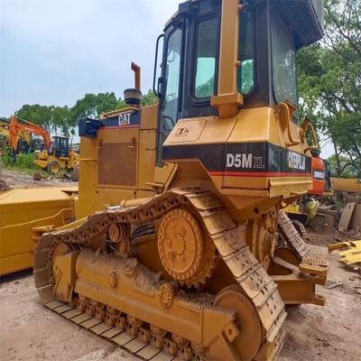 Bon état CAT D5M Bulldozer d'occasion Tracteur à rouleaux de couleur originale à prix abordable