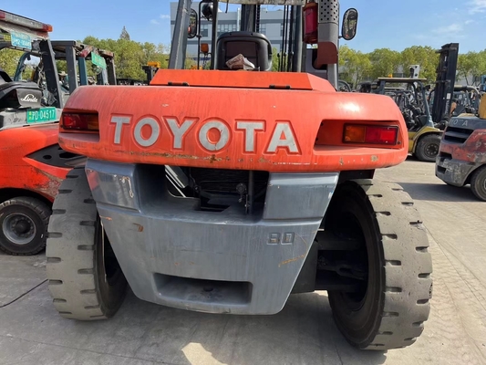 Nice Performance Japon Original TOYOTA FD80 8 tonnes camion élévateur diesel pour entrepôt