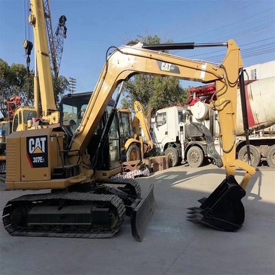Temps de travail réduit Excavatrice de chenille utilisée CAT 307E2 avec soupape hydraulique TOSHIBA