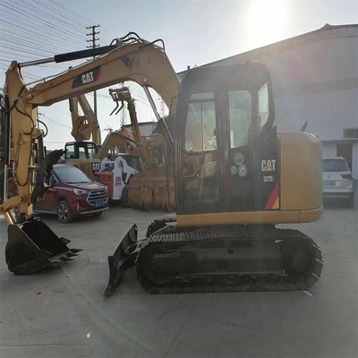 Temps de travail réduit Excavatrice de chenille utilisée CAT 307E2 avec soupape hydraulique TOSHIBA
