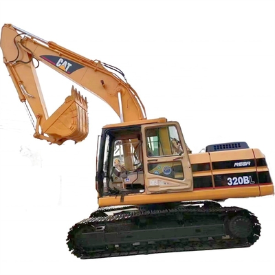 Excellentes conditions de travail Utilisé CAT 320bl Excavateur à rampe 95kw 20 tonnes Poids de fonctionnement