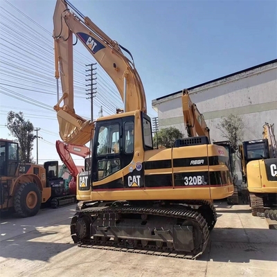 Excellentes conditions de travail Utilisé CAT 320bl Excavateur à rampe 95kw 20 tonnes Poids de fonctionnement