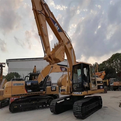 Excellentes conditions de travail Utilisé CAT 320bl Excavateur à rampe 95kw 20 tonnes Poids de fonctionnement