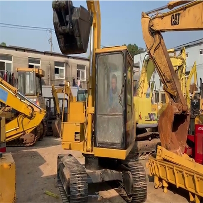 40kw Mini Excavateur Caterpillar d'occasion Excavateur E70B en couleur originale
