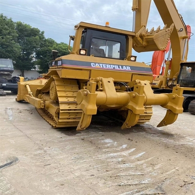 Cat D9N Bulldozer CAT d'occasion avec moteur original Cat et bulldozer hydraulique à rampe