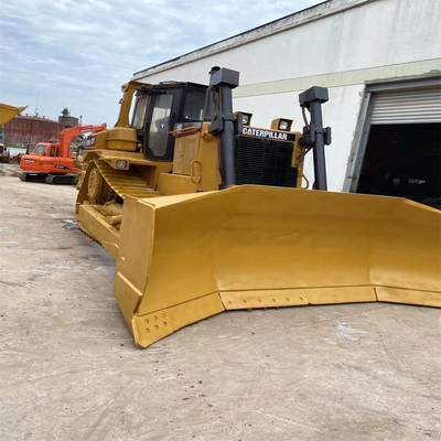 Cat D9N Bulldozer CAT d'occasion avec moteur original Cat et bulldozer hydraulique à rampe