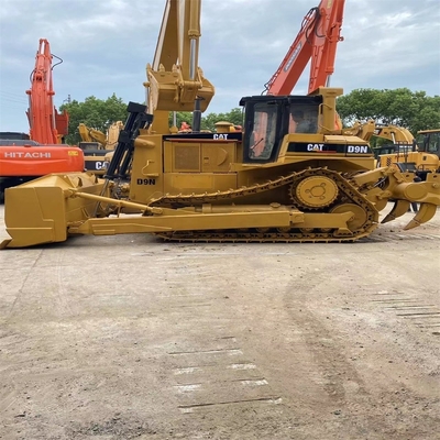 Cat D9N Bulldozer CAT d'occasion avec moteur original Cat et bulldozer hydraulique à rampe