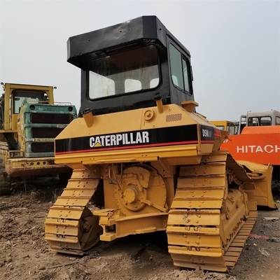 Bulldozers hydrauliques à rampe CAT D5M Couleur originale Bulldozers utilisés pour la construction