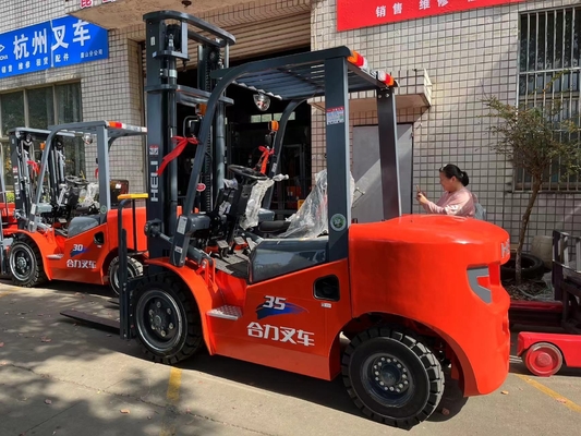 3500 kg héli 35 3,5 tonnes chariot élévateur usé en bon état pour les petites entreprises