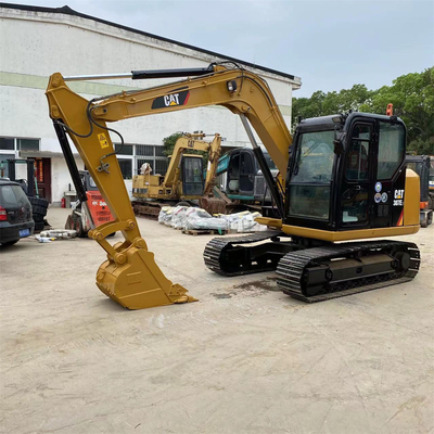 Catégorie 307e2 Excavateur à rouleaux d'occasion avec pompe hydraulique TOSHIBA en bon état