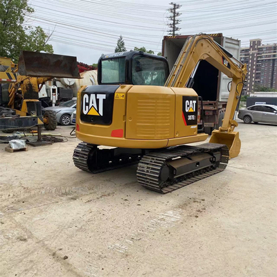 Catégorie 307e2 Excavateur à rouleaux d'occasion avec pompe hydraulique TOSHIBA en bon état