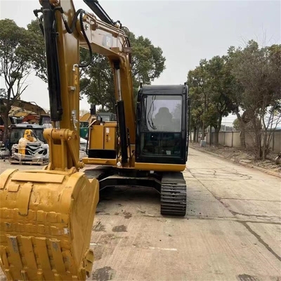 Catégorie 308e2 Excavateur hydraulique à rouleaux d'occasion à faible temps de travail et pompe TOSHIBA