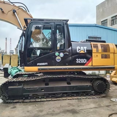 Excavateur à rouleaux CAT 320DL d'occasion avec moteur Robin en excellent état de fonctionnement