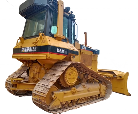 Machine de construction Mini Bulldozer Caterpillar CAT D5M avec une capacité de 2,8m3