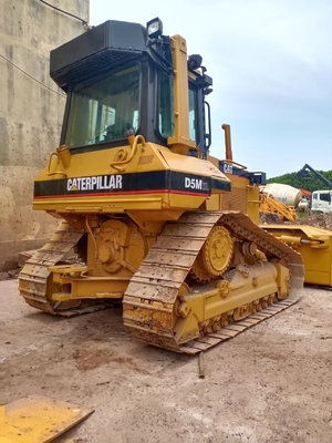 Machine de construction Mini Bulldozer Caterpillar CAT D5M avec une capacité de 2,8m3