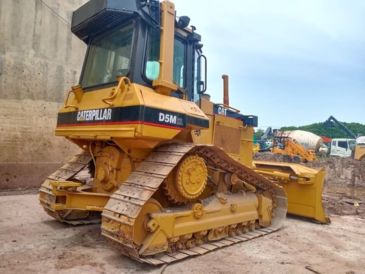 Machine de construction Mini Bulldozer Caterpillar CAT D5M avec une capacité de 2,8m3