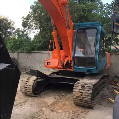 Hitachi EX200 Excavateur rampant avec des heures de travail faibles 0-2000 et YUCHAI moteur prêt