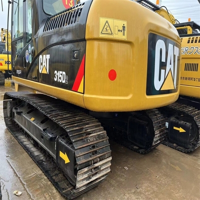 15 tonnes de poids de fonctionnement Excavateur Caterpillar 315D2 d'occasion avec pièces originales japonaises