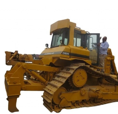 Mini-dozer japonais d'occasion CAT D6R avec de courtes heures de travail et d'excellentes conditions de travail