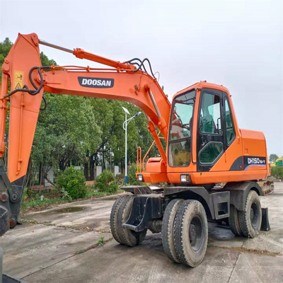Doosan DH150W-7 Excavateur hydraulique à rouleaux de seconde main