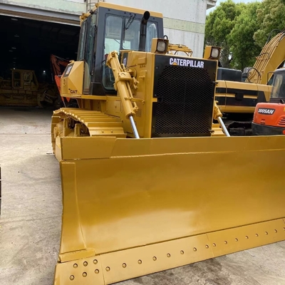 Bulldozer jaune utilisé Caterpillar D7G2 avec autre capacité de seau en promotion
