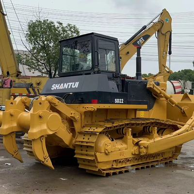 Shantui SD22 Petit bulldozer utilisé 220 Bulldozer à terre sèche avec cylindre hydraulique