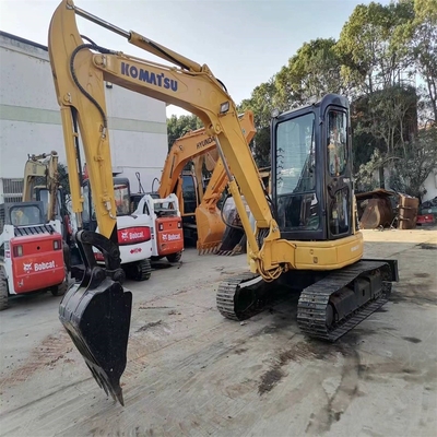 Excavateur à rouleaux de seconde main Komatsu PC50MR avec cylindre hydraulique original
