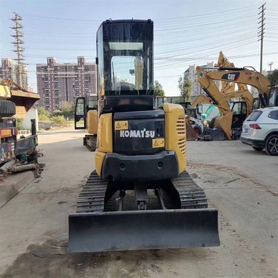 Excavateur à rouleaux de seconde main Komatsu PC50MR avec cylindre hydraulique original