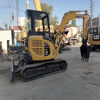 Excavateur à rouleaux de seconde main Komatsu PC50MR avec cylindre hydraulique original