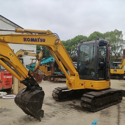 Mini-excavatrice japonaise Komatsu PC55MR de 5,5 tonnes d'occasion avec pompe hydraulique d'origine